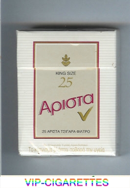 Arista 25 cigarettes