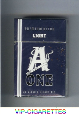 A One cigarettes Premium Blend Ligh