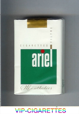 Ariel mentholees cigarettes soft box