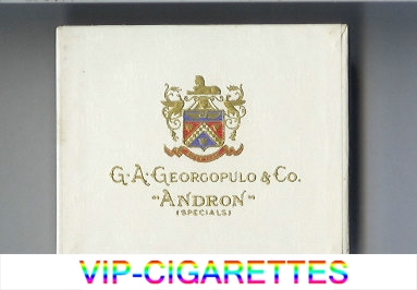 G.A.Georgopulo & Co. 'Andron' cigarettes (Specials) white)