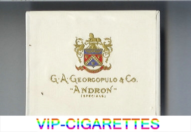 G.A.Georgopulo Co Andron cigarettes Specials white