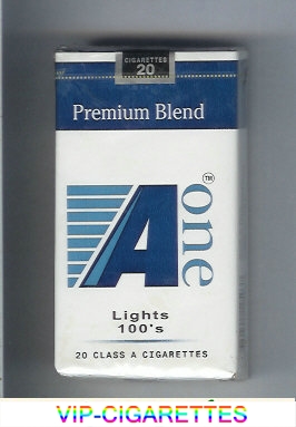 A One Lights 100s cigarettes Premium Blend (vertical 'One')
