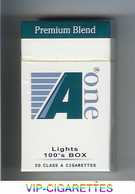 A One Lights 100s box cigarettes (vertical 'One') (Premium Blend )