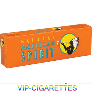 American Spirit Cigarettes Smooth Mellow Taste Orange Box