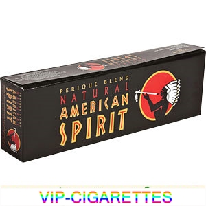 American Spirit Cigarettes Perique Rich Robust Taste Black Box