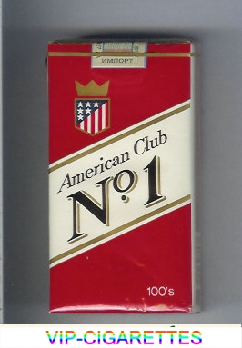 American Club No 1 100's cigarettes