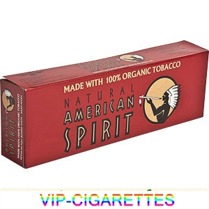 American Spirit Cigarettes Organic Full-Bodied Taste Maroon Box