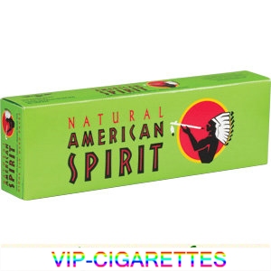Natural Spirit Cigarettes Menthol Mellow Taste Green Box