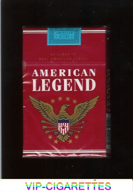 American Legend Cigarettes red