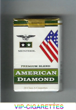 American Diamond Menthol cigarettes Premium Blend