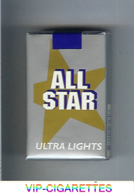 All Star Ultra Lights cigarettes