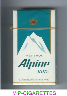 Alpine Menthol Filter 100s cigarettes