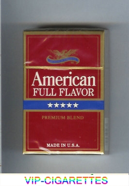 American Full Flavor premium blend cigarettes USA