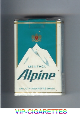 Alpine Menthol king size cigarettes