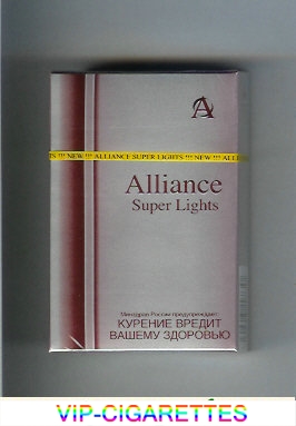 Alliance Super Lights cigarettes