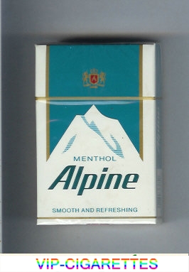 Alpine Menthol smooth and refreshing cigarettes