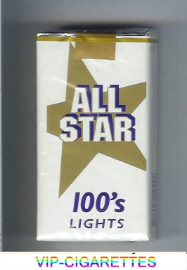All Star 100s Lights cigarettes