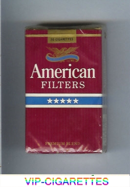 American filters red cigarettes