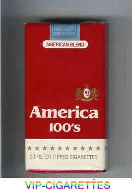 America 100s red cigarettes