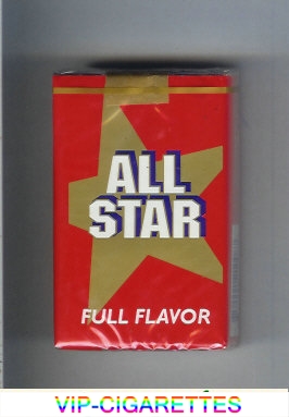 All Star Full Flavor cigarettes