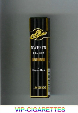 Al Capone cigarettes Sweets Filter Cognac Dipped