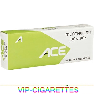 ACE Menthol 94 100's Box Cigarettes