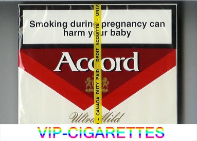 Accord Ultra Mild Filter Cigarettes