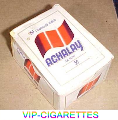 Achalay Con Filtro 50 Cigarrillos Rubios Cigarettes