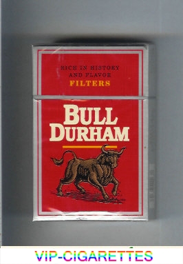 Bull Durham red cigarettes Rich in History and Flavor Filters