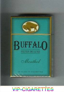 Buffalo Menthol cigarettes Filter De Luxe