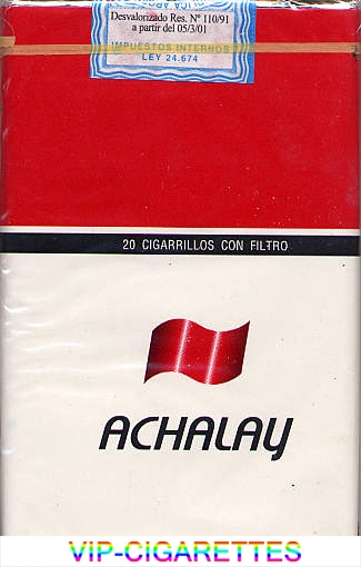 Achalay Con Filtro Cigarettes Argentina