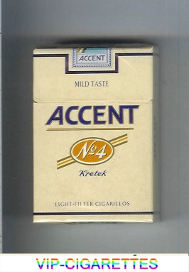 Accent No.4 Kretek Cigarettes