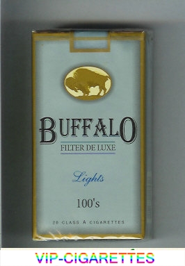 Buffalo Lights 100s cigarerttes Filter De Luxe