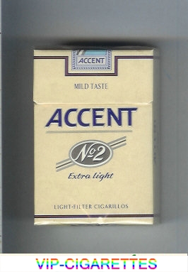 Accent No.2 Extra Light Cigarettes