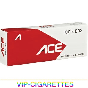 ACE 100's Red Box Cigarettes