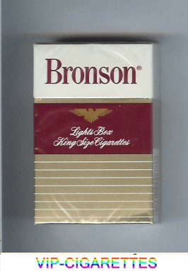 Bronson Lights cigarettes hard box