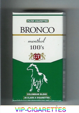 Bronco Menthol 100s cigarettes