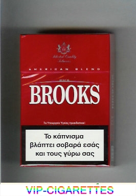 Brooks red cigarettes American Blend Selected Quality Tobaccos