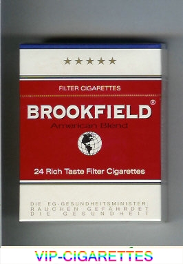 Brookfield 24 rich filter cigarettes American Blend