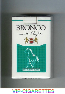 Bronco Menthol Lights cigarettes