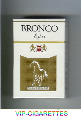 Bronco Lights cigarettes
