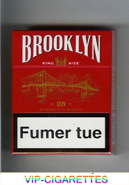 Brooklyn red 25 cigarettes American Blend