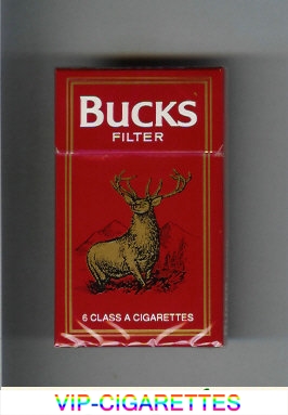 Bucks Filter cigarettes hard box