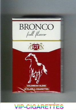 Bronco cigarettes Colombian Blend Full Flavor Colombia