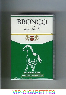 Bronco Menthol cigarettes