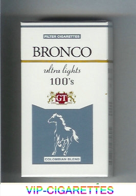 Bronco Ultra Lights 100s cigarettes