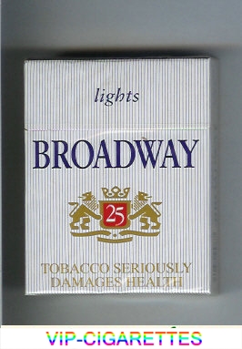 Broadway Lights 25 cigarettes USA Germany