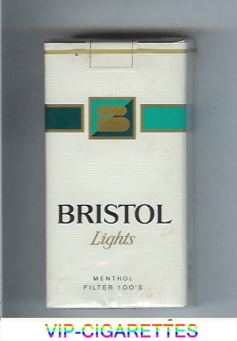 Bristol Lights Menthol 100s cigarettes USA