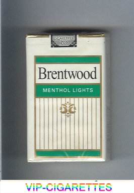 Brentwood Menthol Lights cigarettes USA