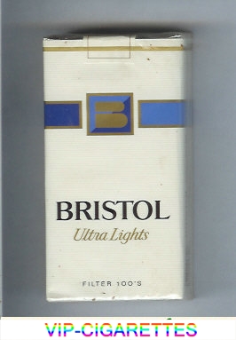 Bristol Ultra Lights 100s cigarettes USA